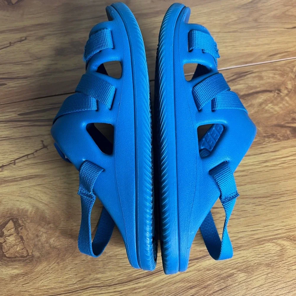 Chaco Chillos Sport Sandals Kids Size‎ 3 Ocean Blue Adjustable Strap Water Shoes